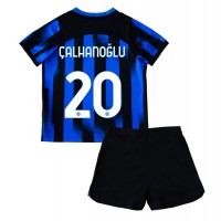Inter Milan Hakan Calhanoglu #20 Replica Home Minikit 2023-24 Short Sleeve (+ pants)